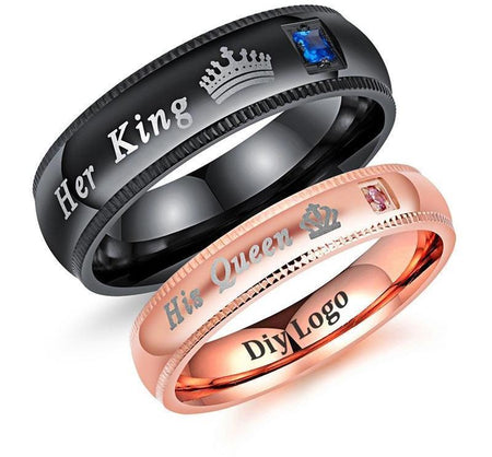 Her King And His Queen Couples Ring