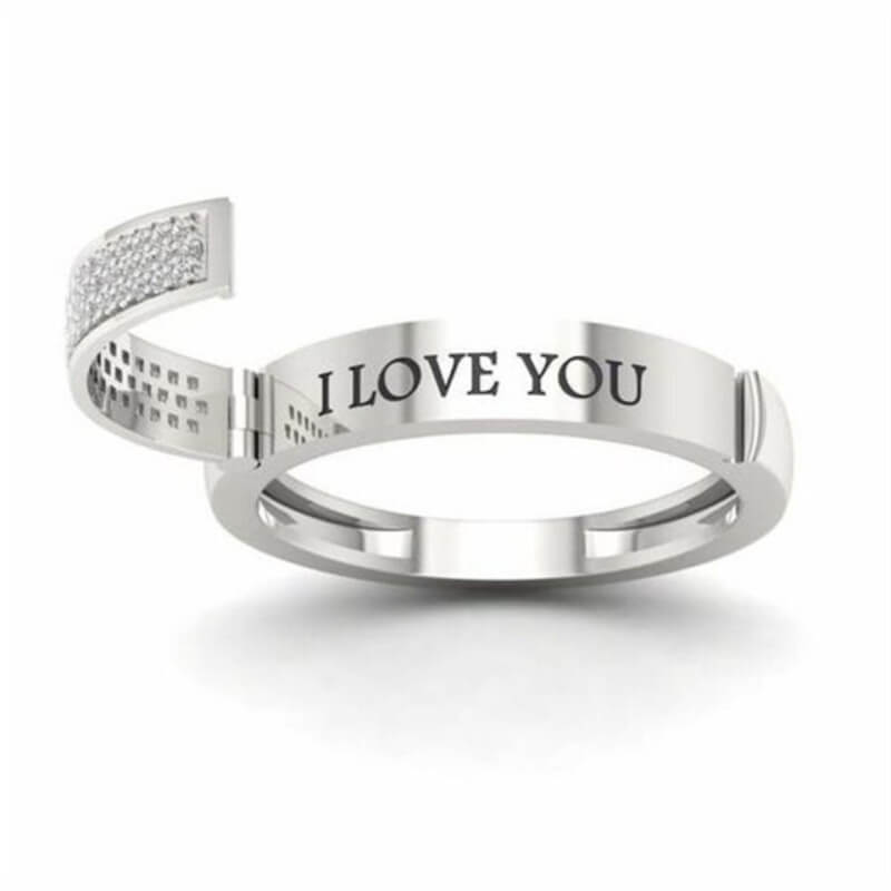 Custom Engraved Message Ring