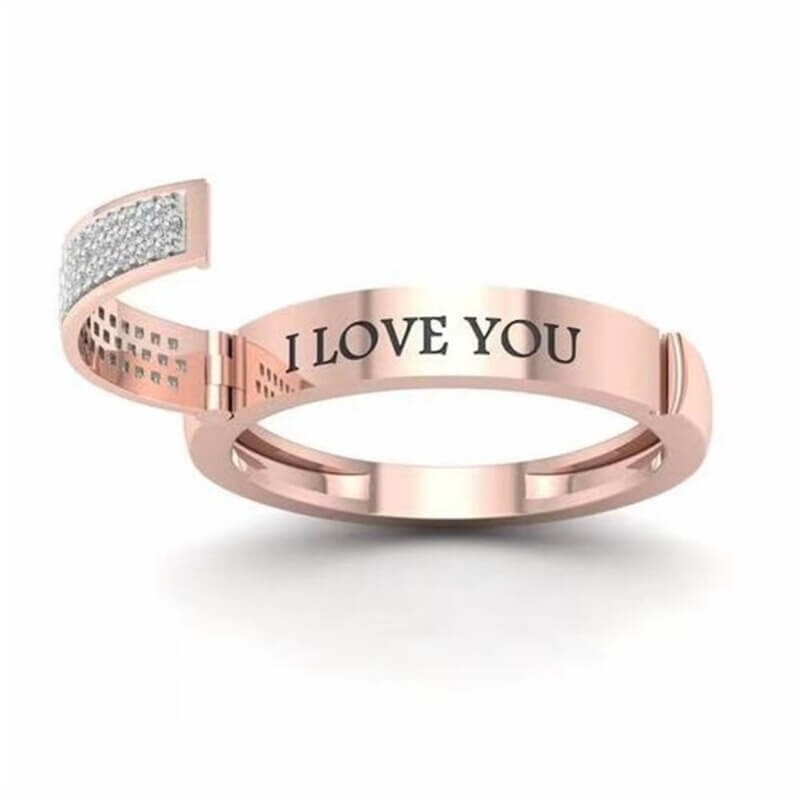 Custom Engraved Message Ring