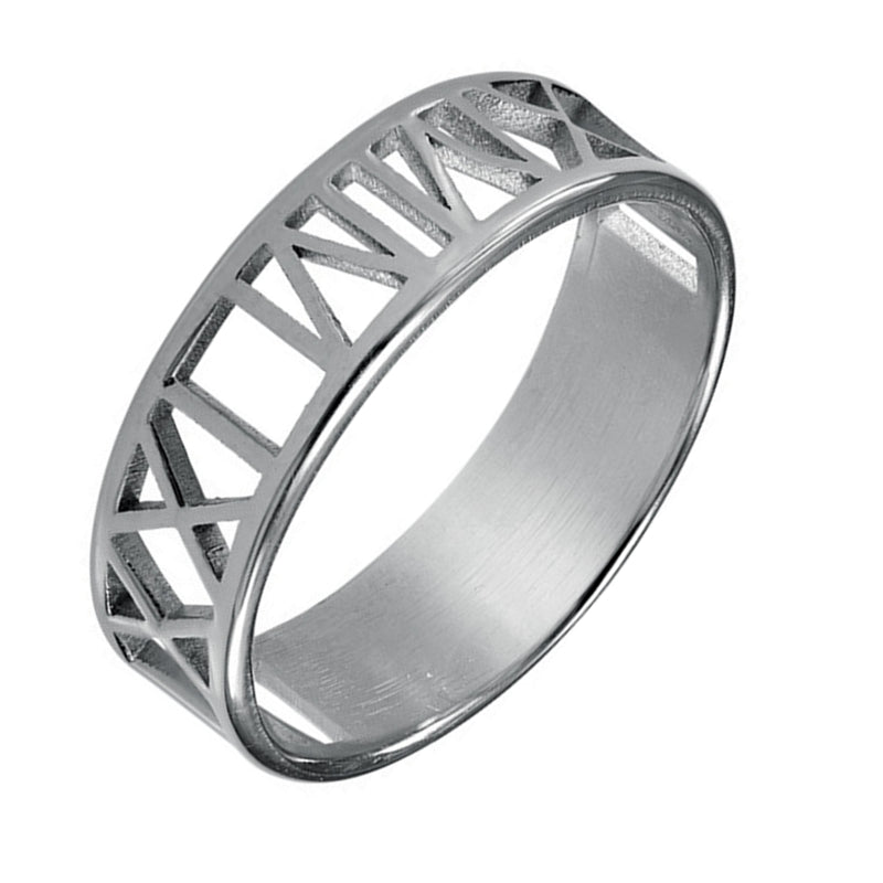 Custom Roman numeral Ring