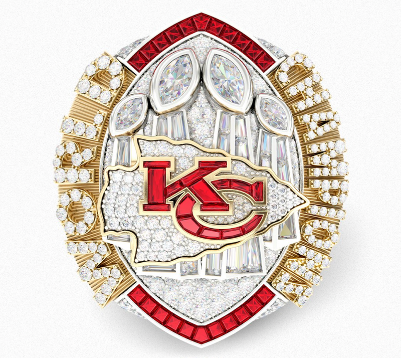 2023 - 2024 Kansas City Chiefs Official Super Bowl Ring