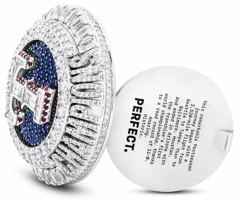 2023 - 2024 Texas Rangers World Series Championship Ring