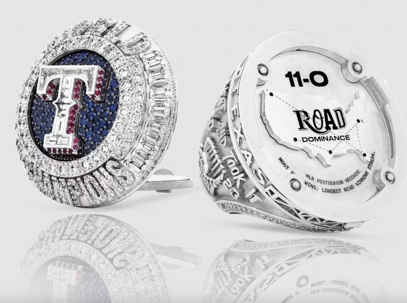 2023 - 2024 Texas Rangers World Series Championship Ring