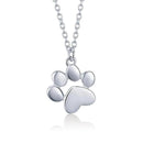 Dog Paw Pendant Necklace