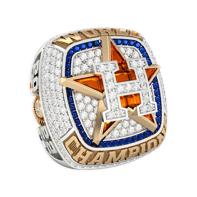 New ring!!! 2022 Astros World Championship Ring! And at 📸 dugout & press  room!