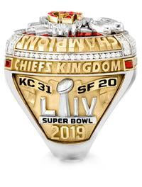 2019-2020 Kansas City Chiefs Ring